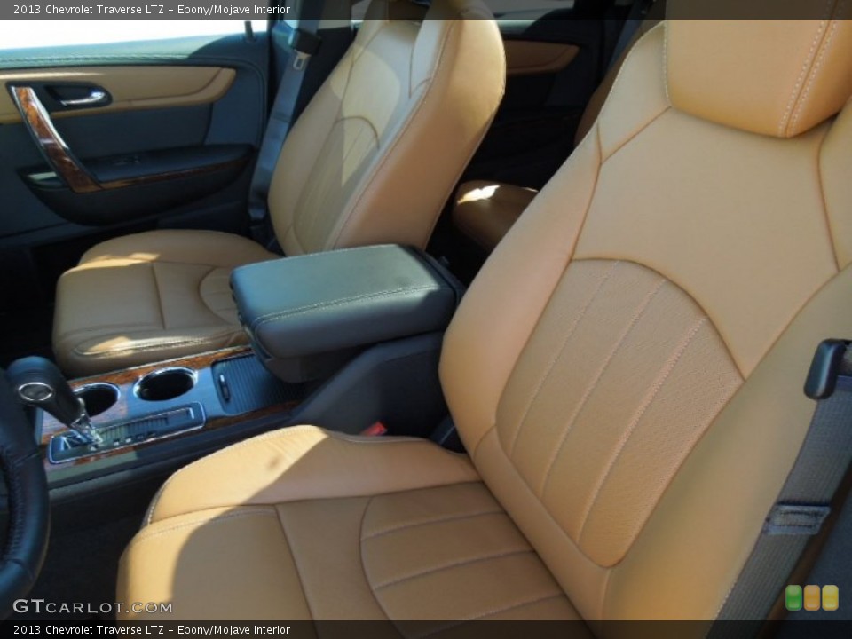 Ebony/Mojave Interior Front Seat for the 2013 Chevrolet Traverse LTZ #76978574