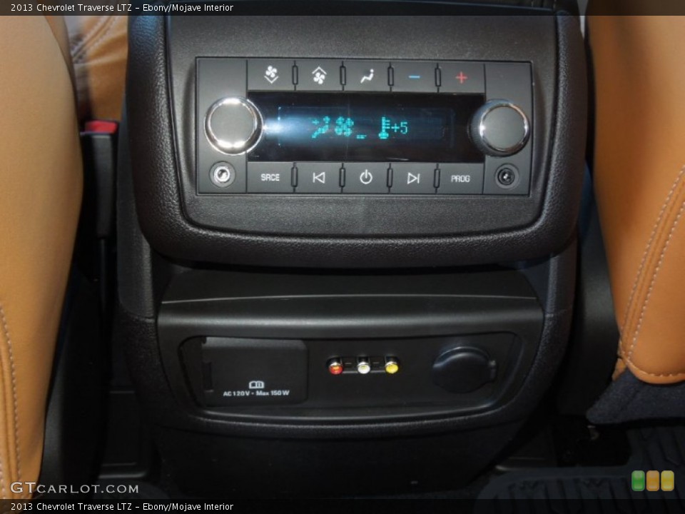 Ebony/Mojave Interior Controls for the 2013 Chevrolet Traverse LTZ #76978738