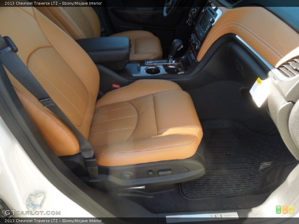 Ebony/Mojave Interior Front Seat for the 2013 Chevrolet Traverse LTZ #76978761