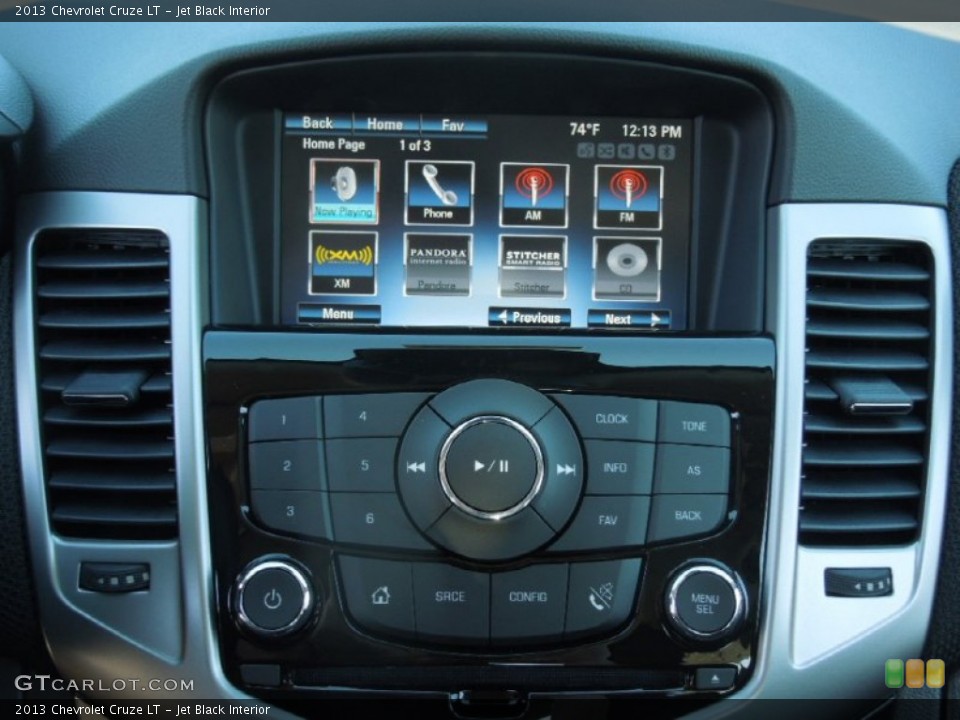 Jet Black Interior Controls for the 2013 Chevrolet Cruze LT #76978977