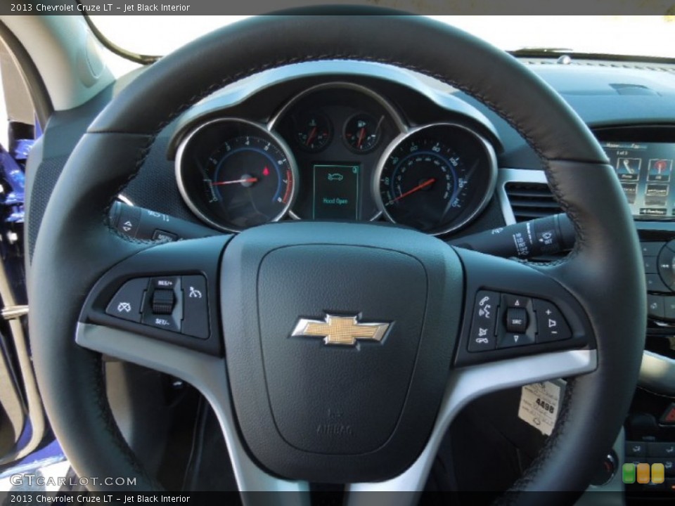 Jet Black Interior Steering Wheel for the 2013 Chevrolet Cruze LT #76978993