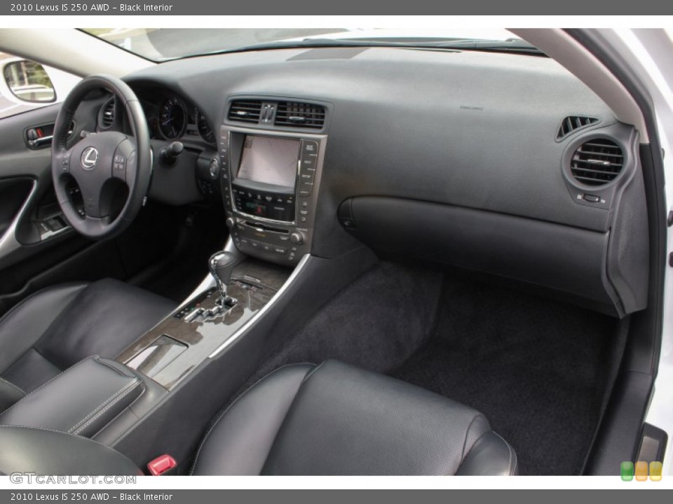 Black Interior Dashboard for the 2010 Lexus IS 250 AWD #76979311