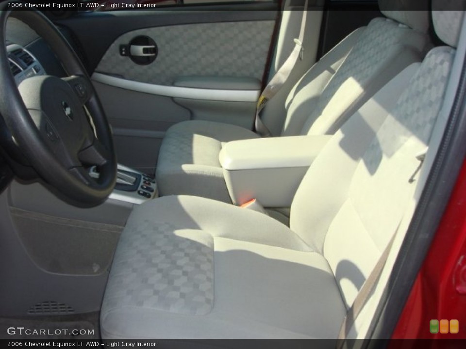 Light Gray Interior Front Seat for the 2006 Chevrolet Equinox LT AWD #76980658