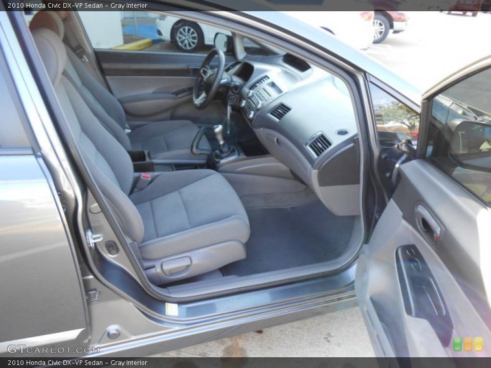 Gray Interior Photo for the 2010 Honda Civic DX-VP Sedan #76981036