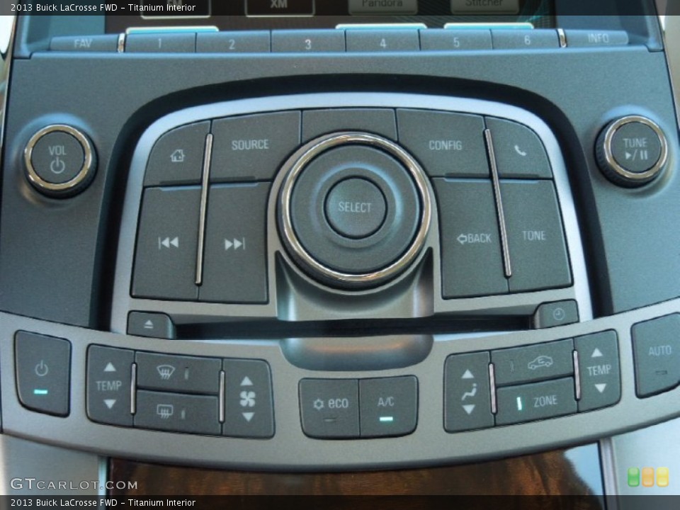 Titanium Interior Controls for the 2013 Buick LaCrosse FWD #76981552