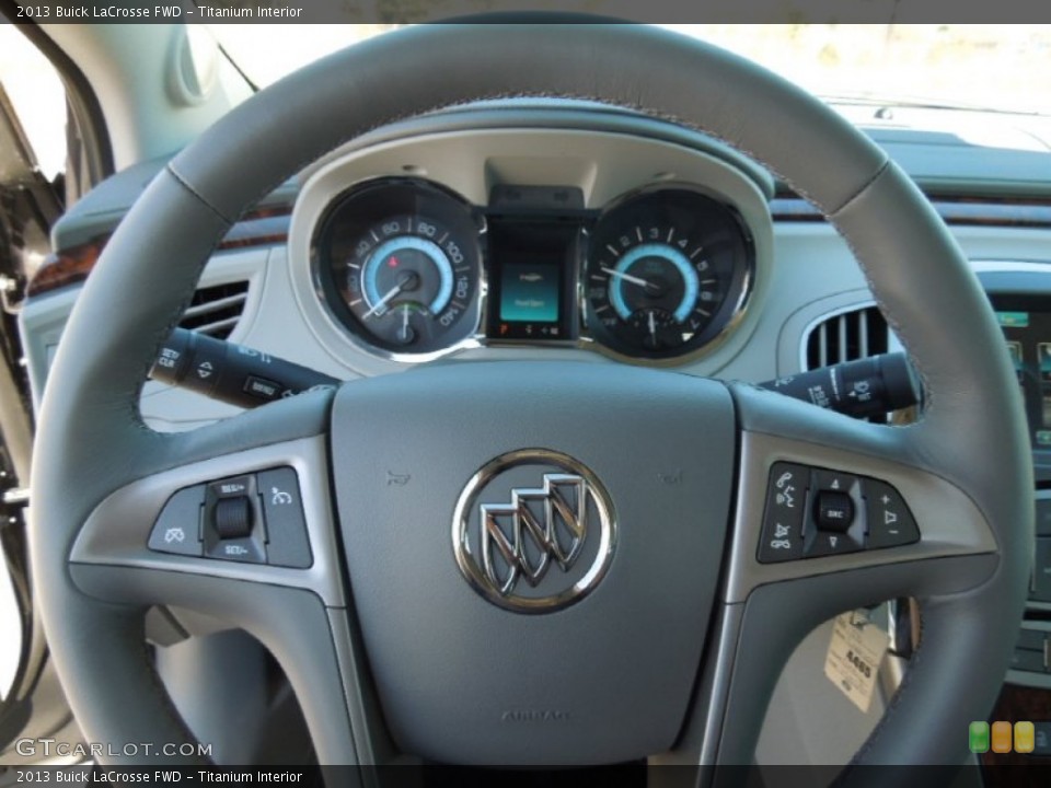 Titanium Interior Steering Wheel for the 2013 Buick LaCrosse FWD #76981588