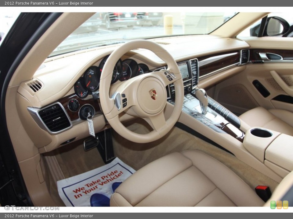 Luxor Beige Interior Prime Interior for the 2012 Porsche Panamera V6 #76982788