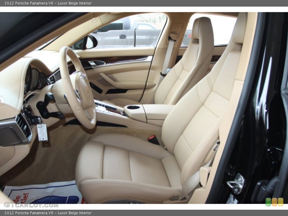 Luxor Beige Interior Front Seat for the 2012 Porsche Panamera V6 #76982797