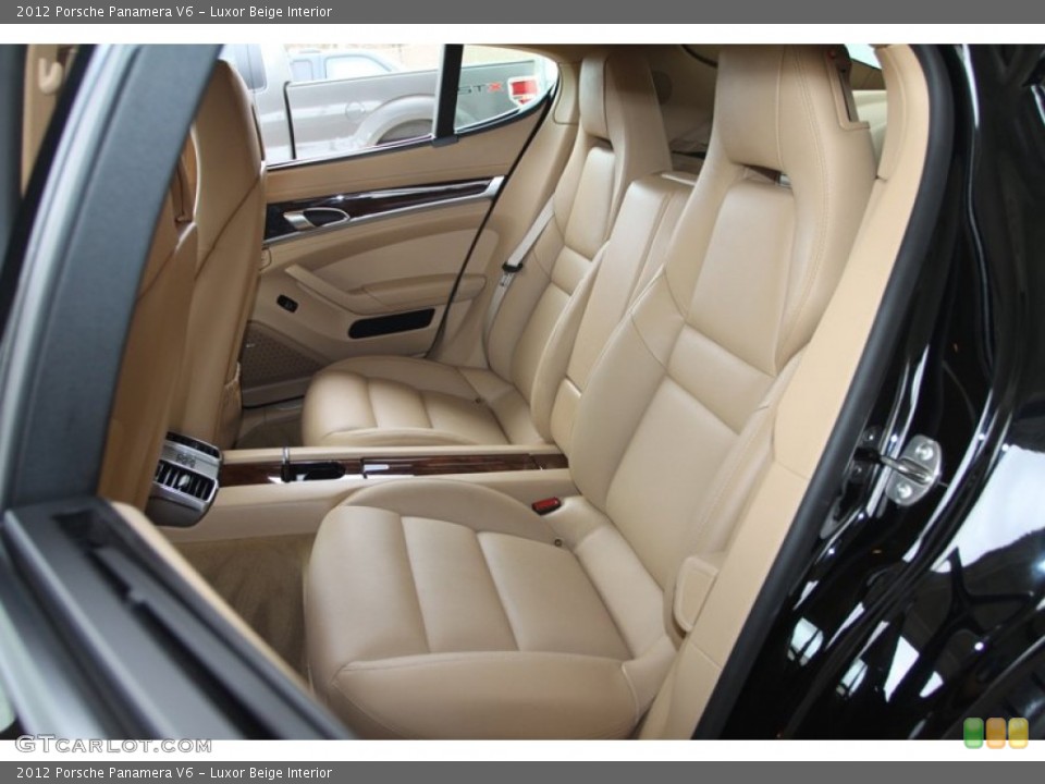 Luxor Beige Interior Rear Seat for the 2012 Porsche Panamera V6 #76982803