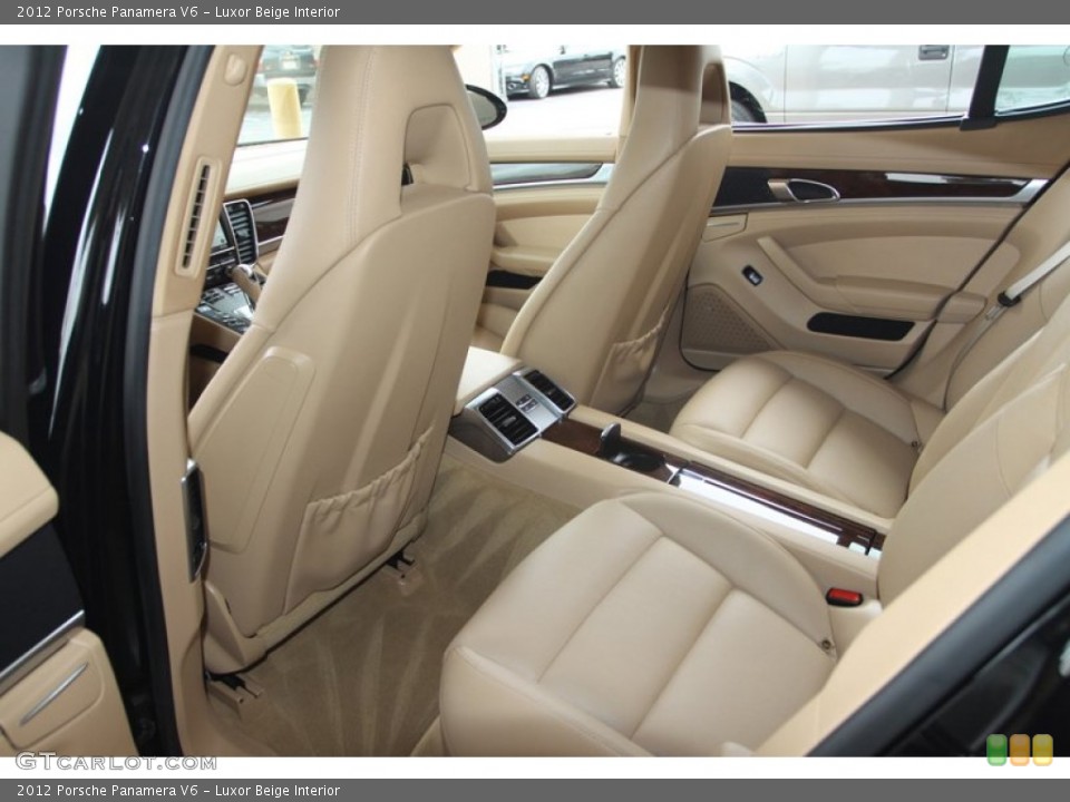 Luxor Beige Interior Rear Seat for the 2012 Porsche Panamera V6 #76982812
