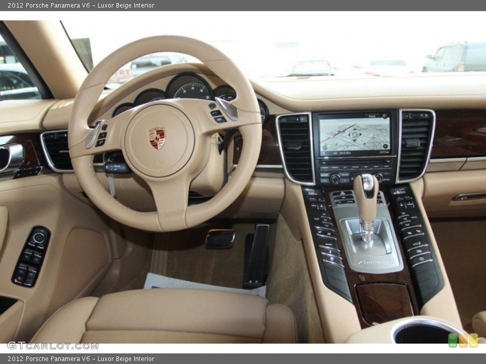 Luxor Beige Interior Dashboard for the 2012 Porsche Panamera V6 #76982827