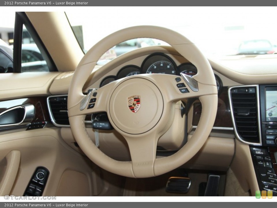 Luxor Beige Interior Steering Wheel for the 2012 Porsche Panamera V6 #76982833