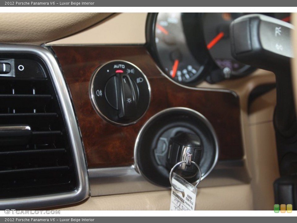Luxor Beige Interior Controls for the 2012 Porsche Panamera V6 #76982902