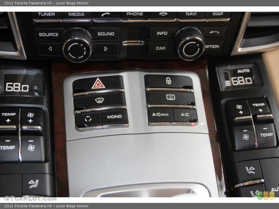 Luxor Beige Interior Controls for the 2012 Porsche Panamera V6 #76982947