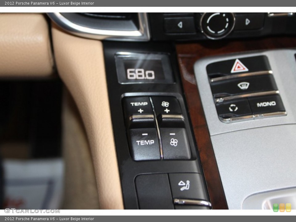 Luxor Beige Interior Controls for the 2012 Porsche Panamera V6 #76982956