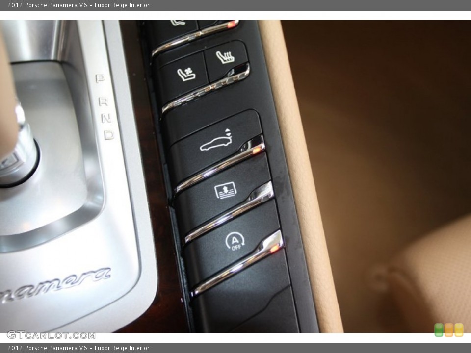 Luxor Beige Interior Controls for the 2012 Porsche Panamera V6 #76982980