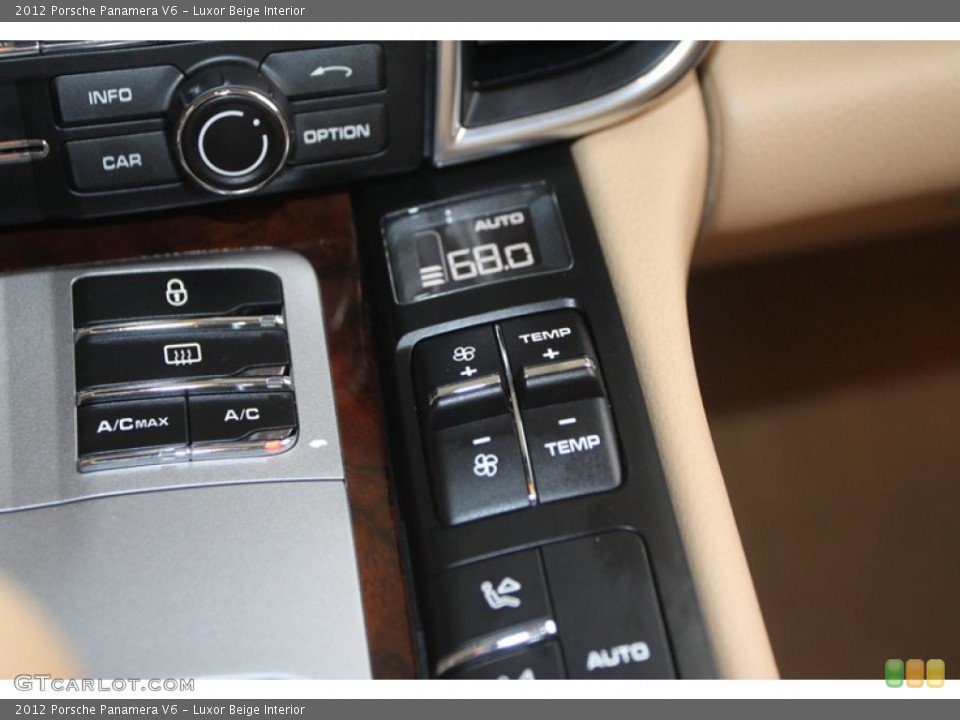 Luxor Beige Interior Controls for the 2012 Porsche Panamera V6 #76982997