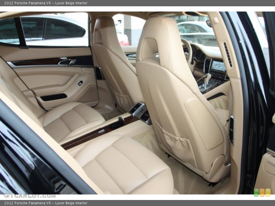 Luxor Beige Interior Rear Seat for the 2012 Porsche Panamera V6 #76983059