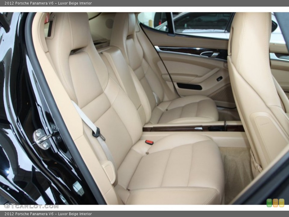 Luxor Beige Interior Rear Seat for the 2012 Porsche Panamera V6 #76983070