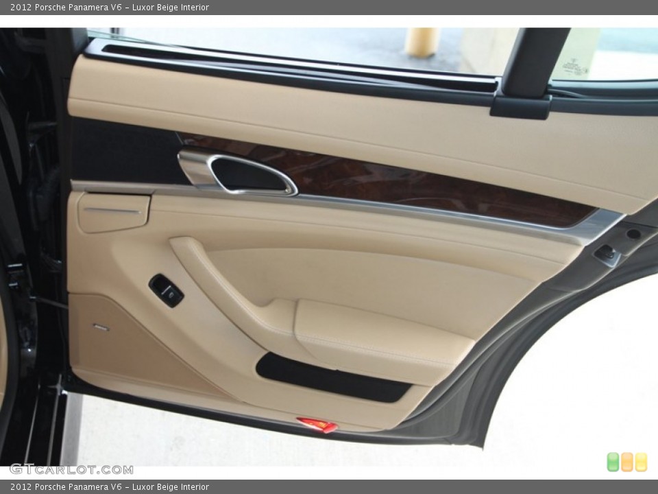 Luxor Beige Interior Door Panel for the 2012 Porsche Panamera V6 #76983075