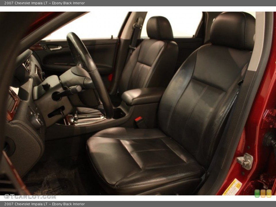 Ebony Black Interior Front Seat for the 2007 Chevrolet Impala LT #76983745