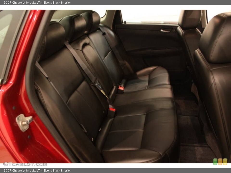 Ebony Black Interior Rear Seat for the 2007 Chevrolet Impala LT #76983793