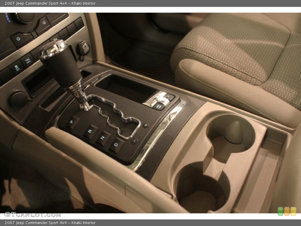 Khaki Interior Transmission for the 2007 Jeep Commander Sport 4x4 #76984026