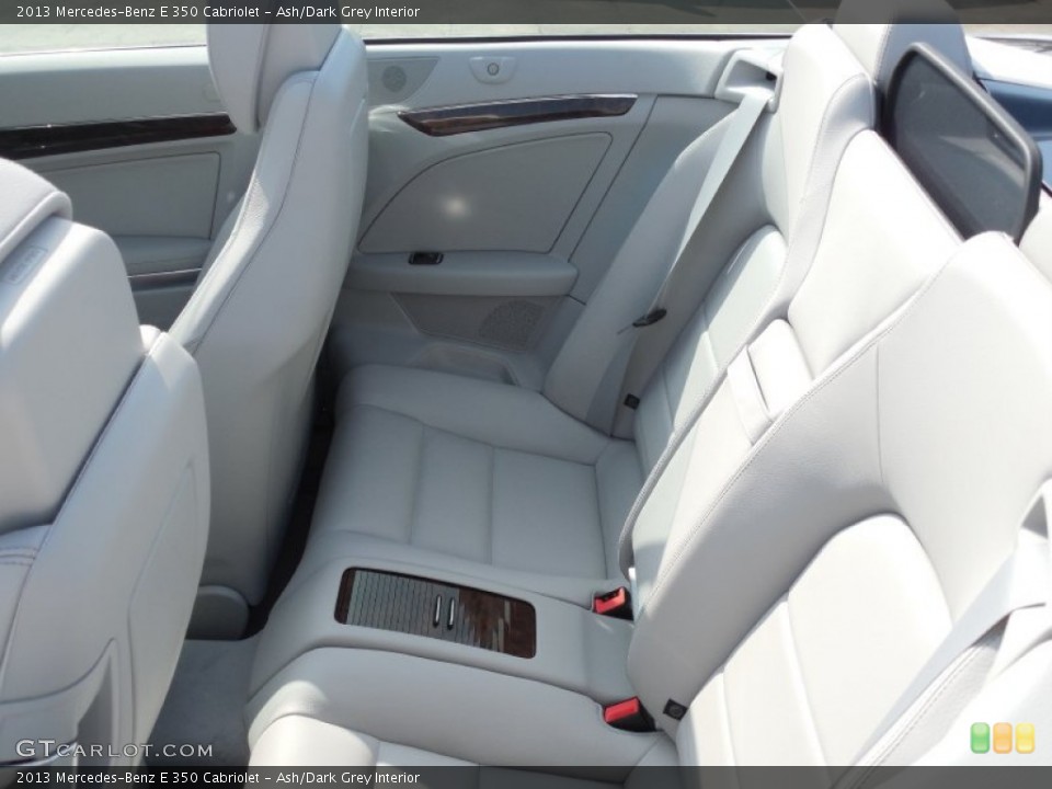 Ash/Dark Grey Interior Rear Seat for the 2013 Mercedes-Benz E 350 Cabriolet #76984109