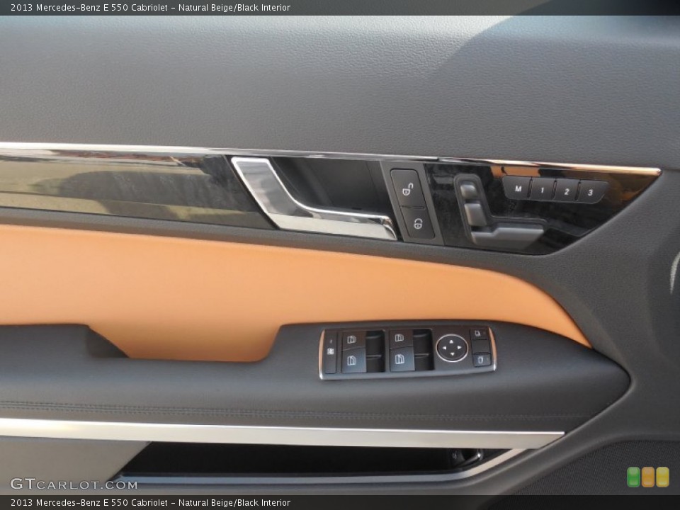 Natural Beige/Black Interior Door Panel for the 2013 Mercedes-Benz E 550 Cabriolet #76984201