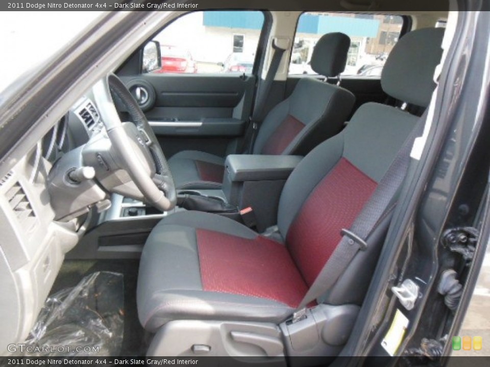 Dark Slate Gray/Red Interior Photo for the 2011 Dodge Nitro Detonator 4x4 #76985145