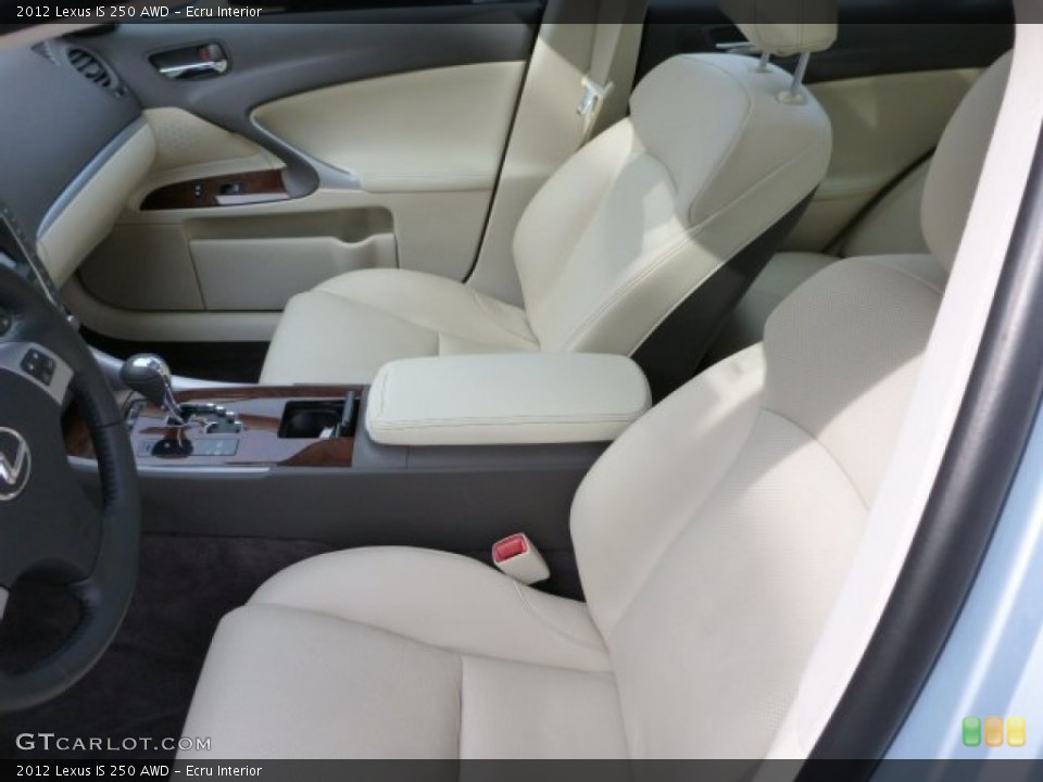Ecru Interior Front Seat for the 2012 Lexus IS 250 AWD #76988041