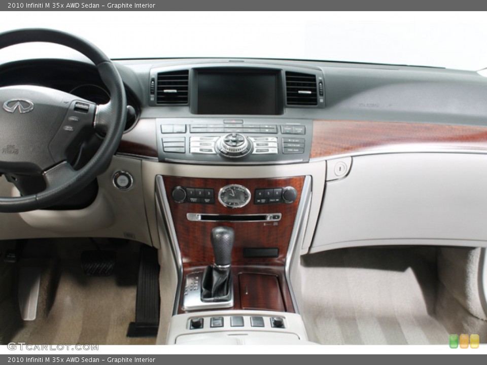 Graphite Interior Dashboard for the 2010 Infiniti M 35x AWD Sedan #76988178