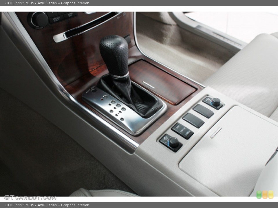 Graphite Interior Transmission for the 2010 Infiniti M 35x AWD Sedan #76988272