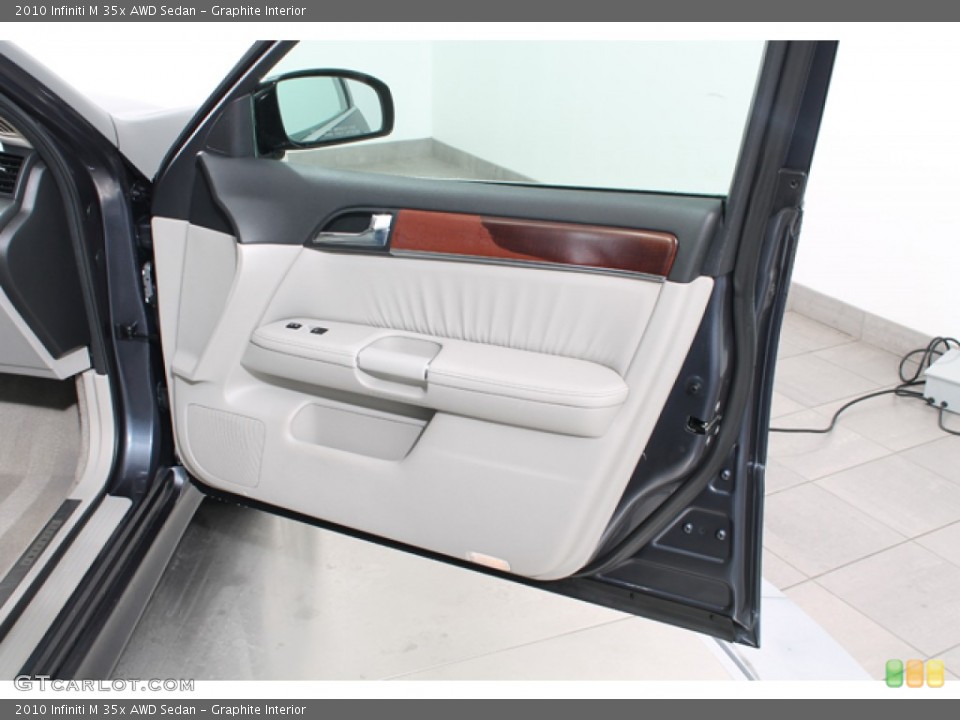 Graphite Interior Door Panel for the 2010 Infiniti M 35x AWD Sedan #76988304