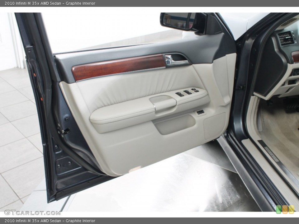 Graphite Interior Door Panel for the 2010 Infiniti M 35x AWD Sedan #76988382