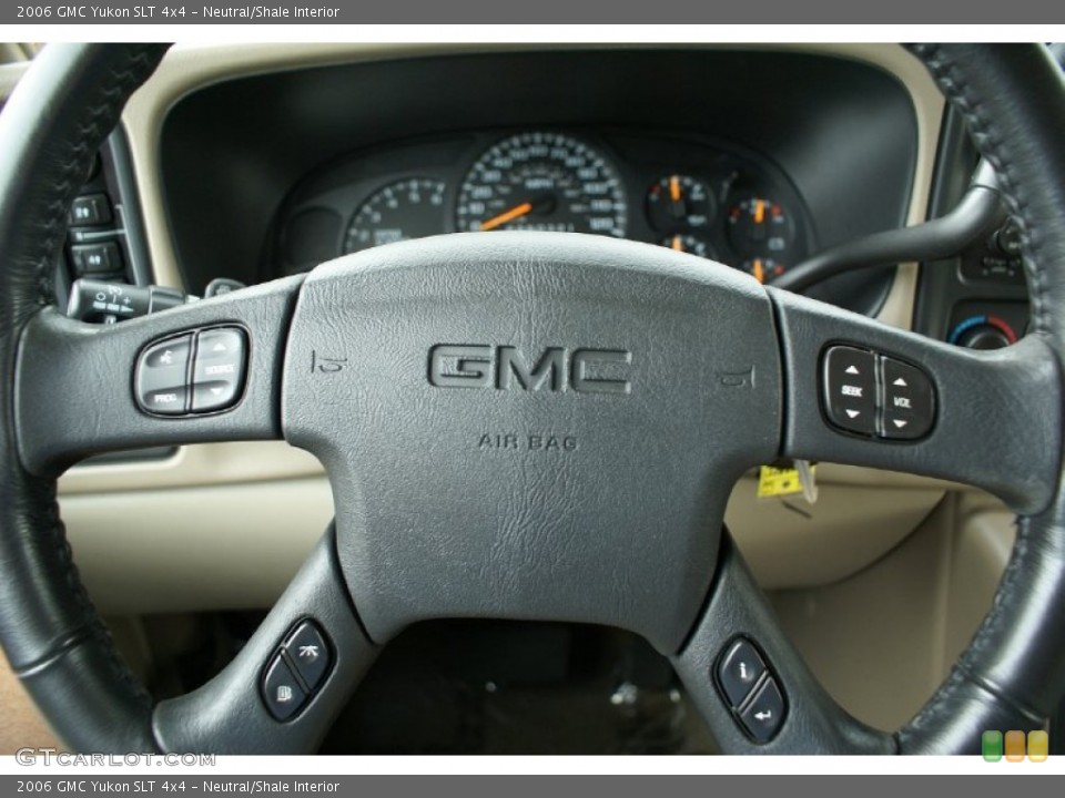 Neutral/Shale Interior Steering Wheel for the 2006 GMC Yukon SLT 4x4 #76988499