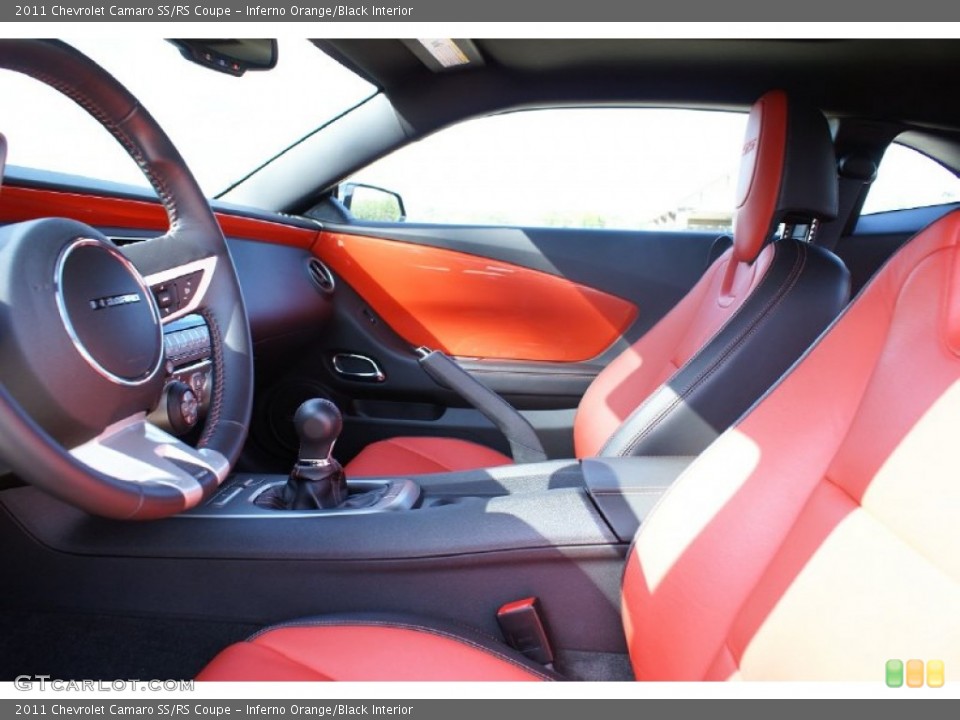 Inferno Orange/Black Interior Photo for the 2011 Chevrolet Camaro SS/RS Coupe #76989331
