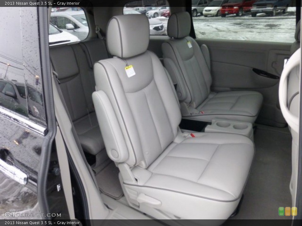 Gray Interior Rear Seat for the 2013 Nissan Quest 3.5 SL #76989400
