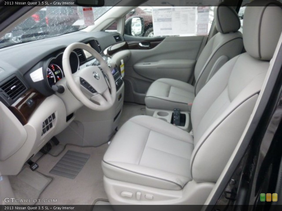 Gray Interior Photo for the 2013 Nissan Quest 3.5 SL #76989504