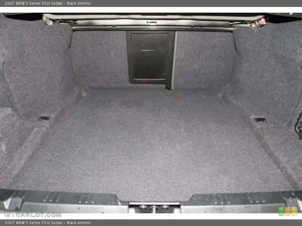 Black Interior Trunk for the 2007 BMW 5 Series 550i Sedan #76989564