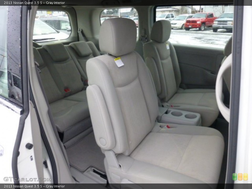 Gray Interior Rear Seat for the 2013 Nissan Quest 3.5 S #76989825