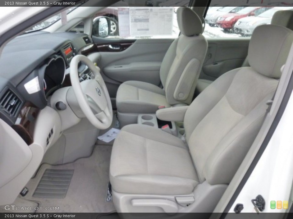 Gray Interior Photo for the 2013 Nissan Quest 3.5 S #76989903