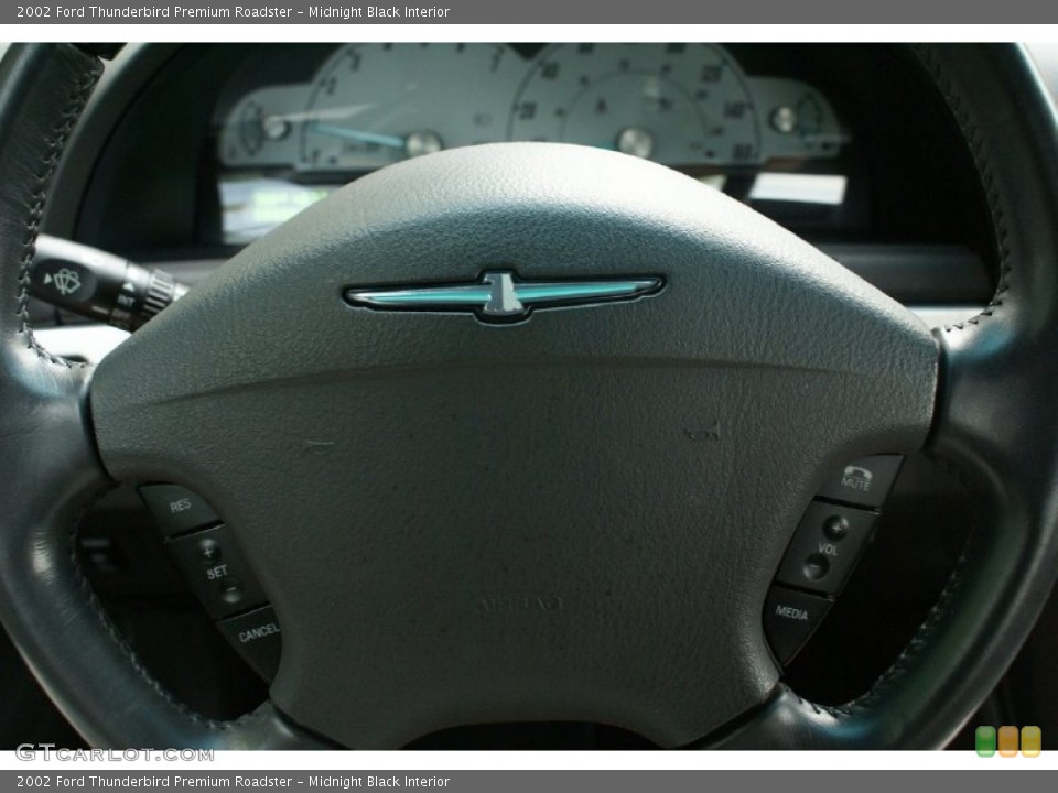 Midnight Black Interior Controls for the 2002 Ford Thunderbird Premium Roadster #76990058