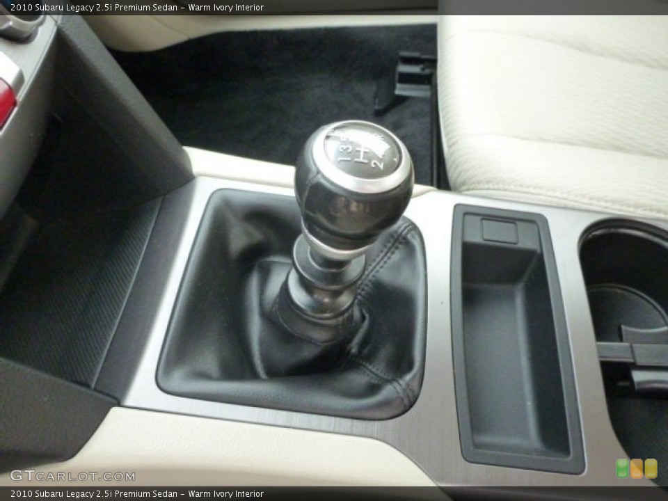 Warm Ivory Interior Transmission for the 2010 Subaru Legacy 2.5i Premium Sedan #76990553