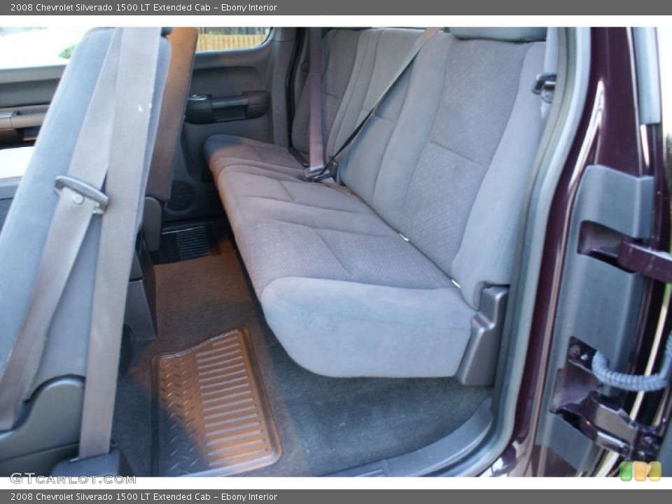 Ebony Interior Rear Seat for the 2008 Chevrolet Silverado 1500 LT Extended Cab #76990650