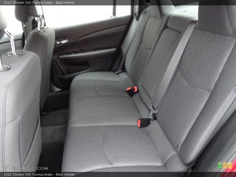 Black Interior Rear Seat for the 2012 Chrysler 200 Touring Sedan #76991093