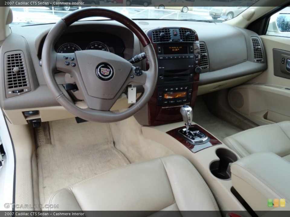 Cashmere Interior Prime Interior for the 2007 Cadillac CTS Sedan #76991455