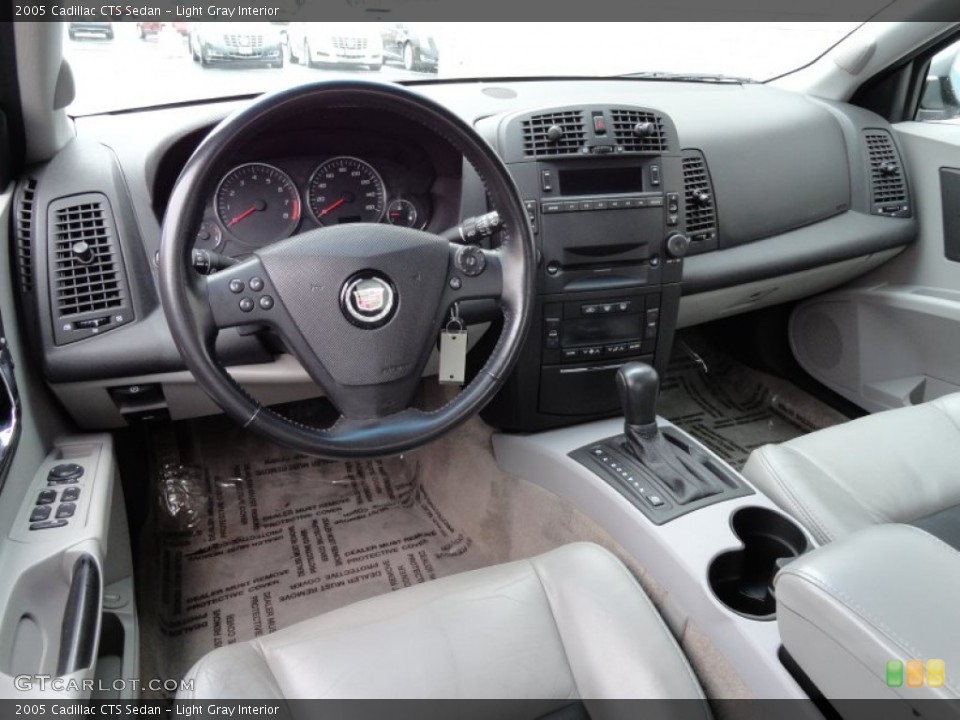 Light Gray Interior Prime Interior for the 2005 Cadillac CTS Sedan #76992549