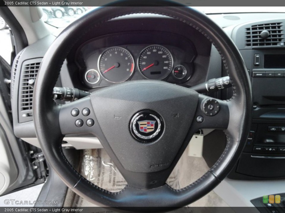 Light Gray Interior Steering Wheel for the 2005 Cadillac CTS Sedan #76992571