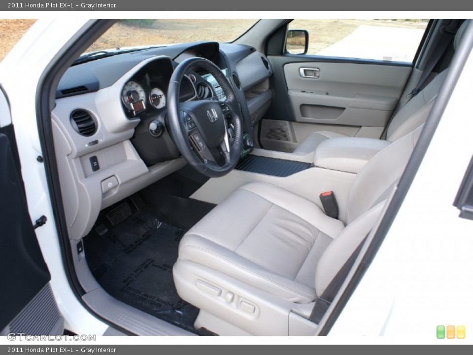 Gray Interior Prime Interior for the 2011 Honda Pilot EX-L #76992930